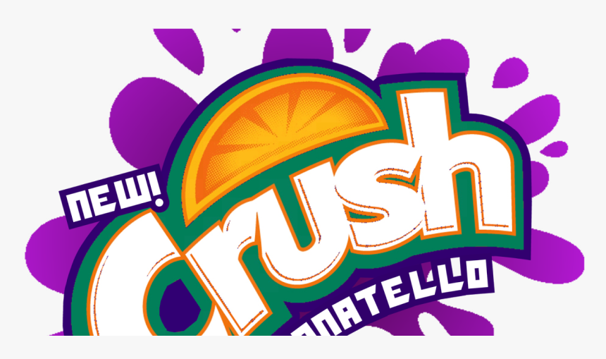 Crush Orange Soda, 16 Fl Oz Can , Png Download - Grape Crush Soda Logo, Transparent Png, Free Download