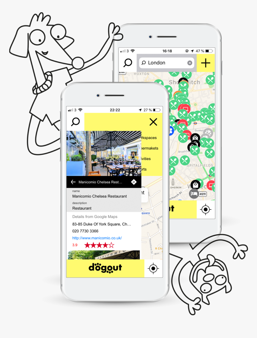Dogout Appc - Line Art, HD Png Download, Free Download