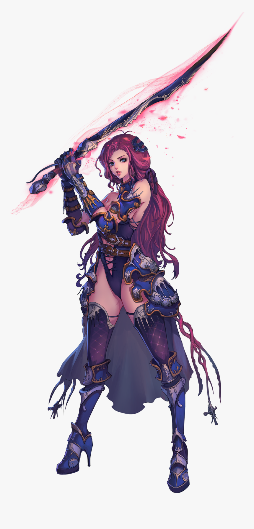 Anime Female Warrior Png - Woman Warrior, Transparent Png, Free Download