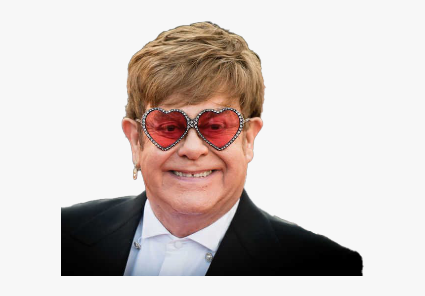 Elton John Png Background Image - Elton John Not Glasses, Transparent Png, Free Download