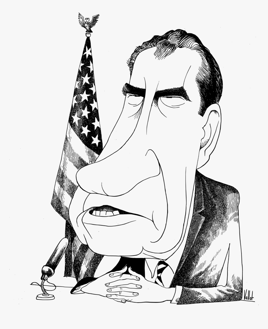 Richard Nixon Clip Arts - Senate Impeachment Trial Cartoons, HD Png Download, Free Download
