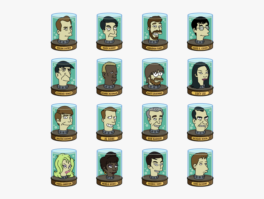 Futurama Heads In Jars, HD Png Download, Free Download