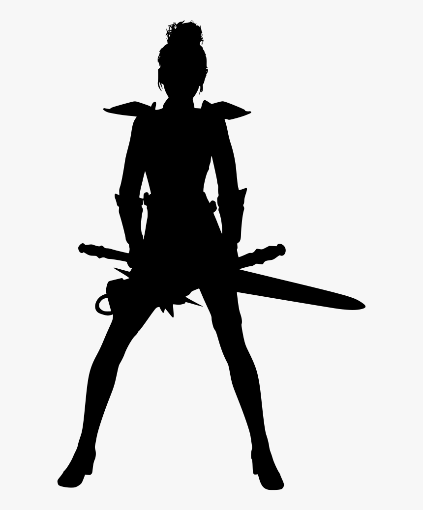 Transparent Warrior Princess Silhouette, HD Png Download, Free Download