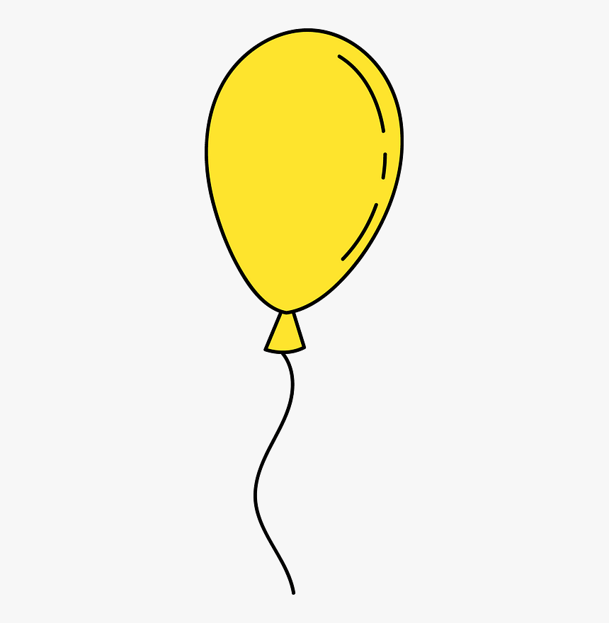 Yellow Balloon Clipart, HD Png Download, Free Download
