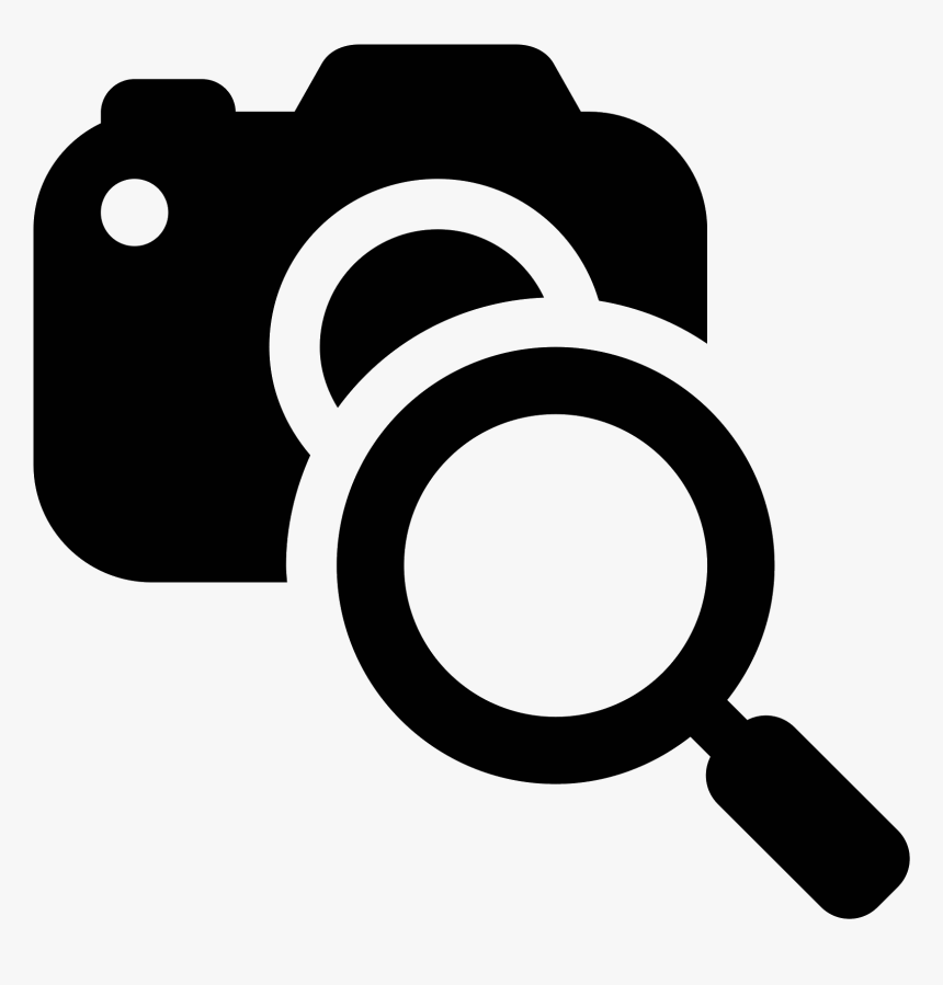 Magnifying Glass Vector - Camera Search Icon Png, Transparent Png, Free Download