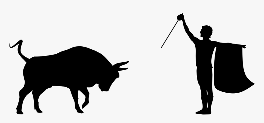 Bull Silhouette Png, Transparent Png, Free Download