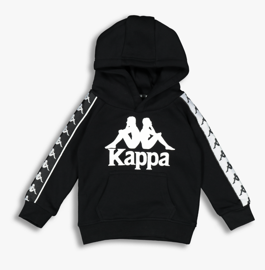 Kappa Hoodie Mens Black And White, HD Png Download, Free Download