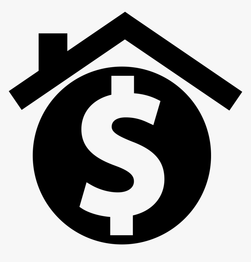 House With Dollar Sign For Real Estate Business - Cash Home Logo, HD Png Download, Free Download