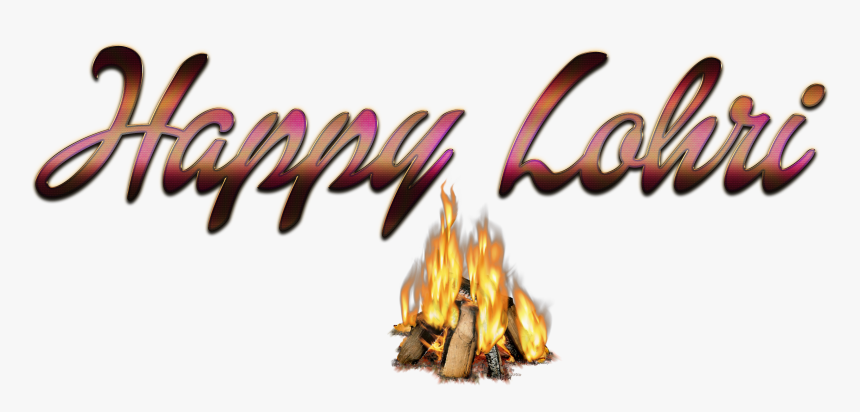 Lohri Png Clipart - Happy Lohri Text Png, Transparent Png, Free Download