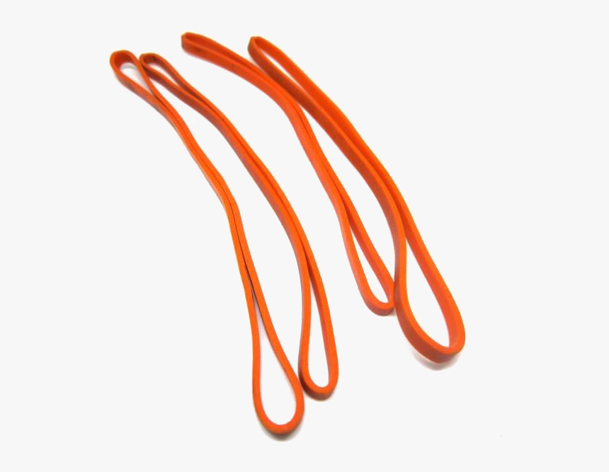 Rubber Band Png File - Large Orange Rubber Band, Transparent Png, Free Download