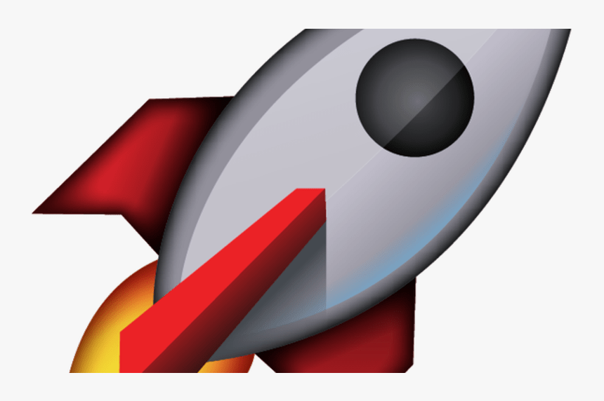 Blast Off With This Out Of This World Rocket Emoji - Rocket Emoji Transparent Background, HD Png Download, Free Download