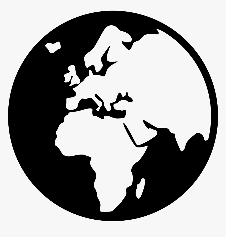Picture Transparent Download File Emojione Bw F D Wikimedia - World Map, HD Png Download, Free Download