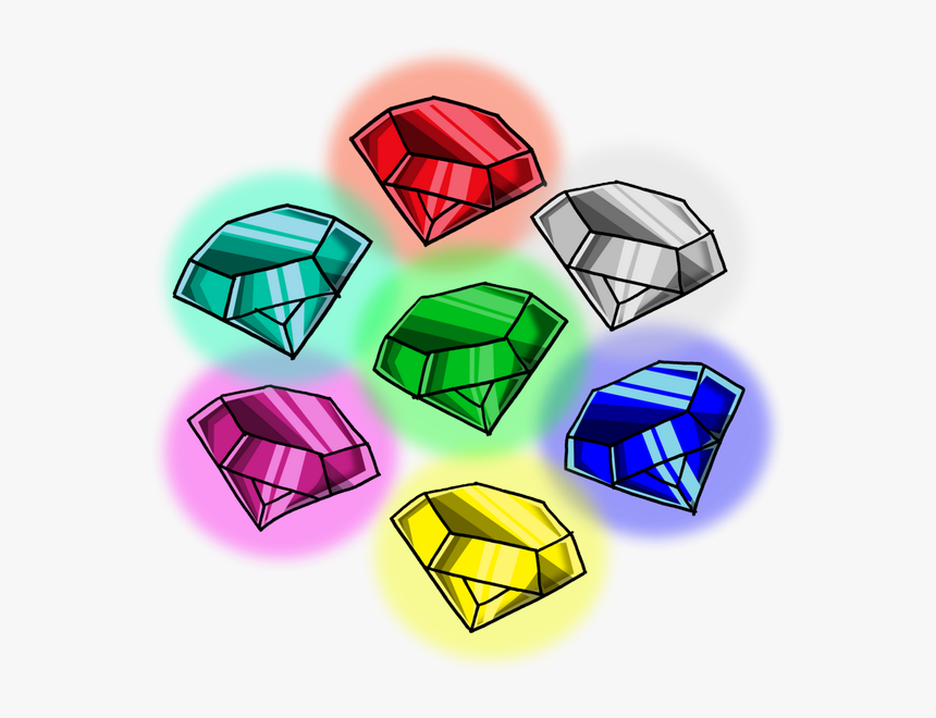 Sonic 7 Chaos Emeralds, HD Png Download, Free Download