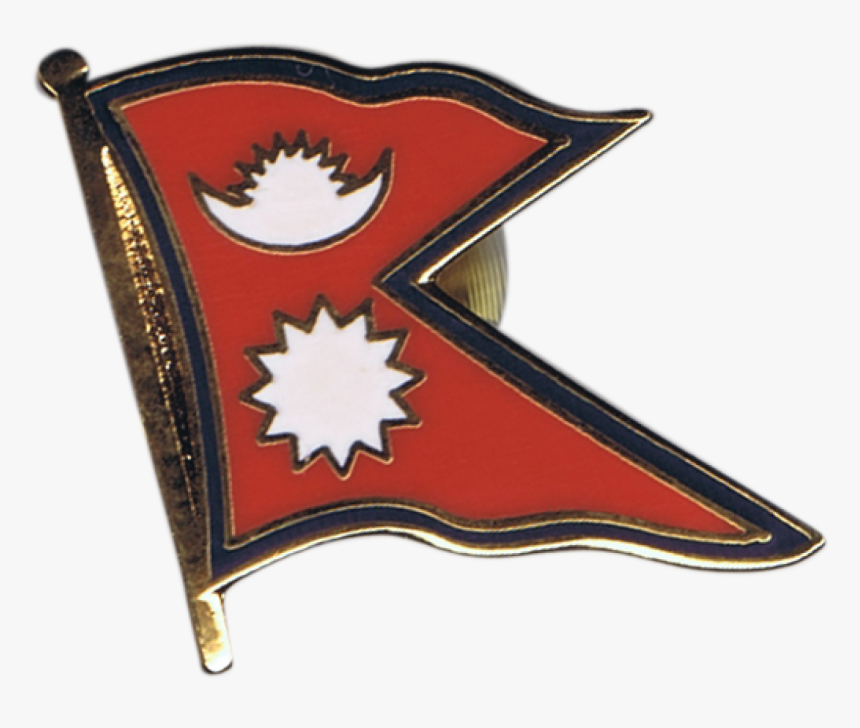 Nepal Flag Pin, Badge - Best Nepal Flag, HD Png Download, Free Download