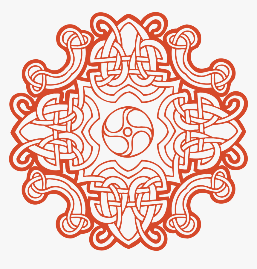 Celtic Ornament Vector Free Halstatt , Png Download - Chinese Circle Ornament Png, Transparent Png, Free Download