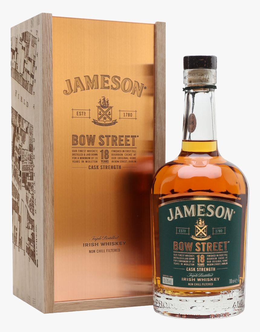 Jameson 18 Yr Old 700ml - Jameson 18 Year Bow Street, HD Png Download, Free Download