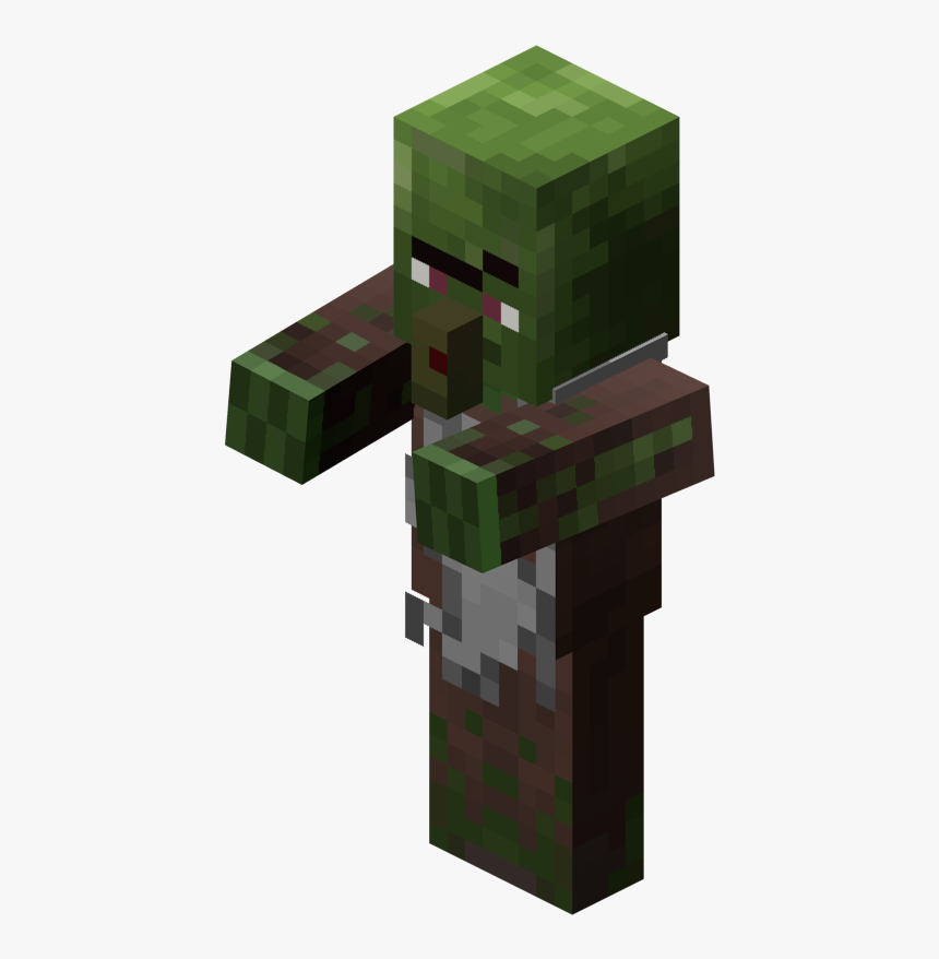 Minecraft Zombie Villager Butcher, HD Png Download, Free Download