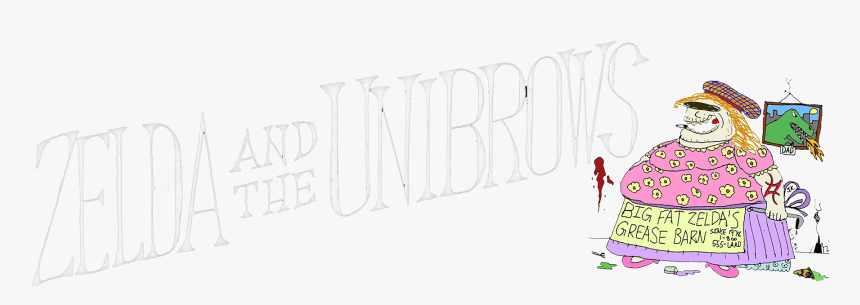 Zelda And The Unibrows - Sketch, HD Png Download, Free Download