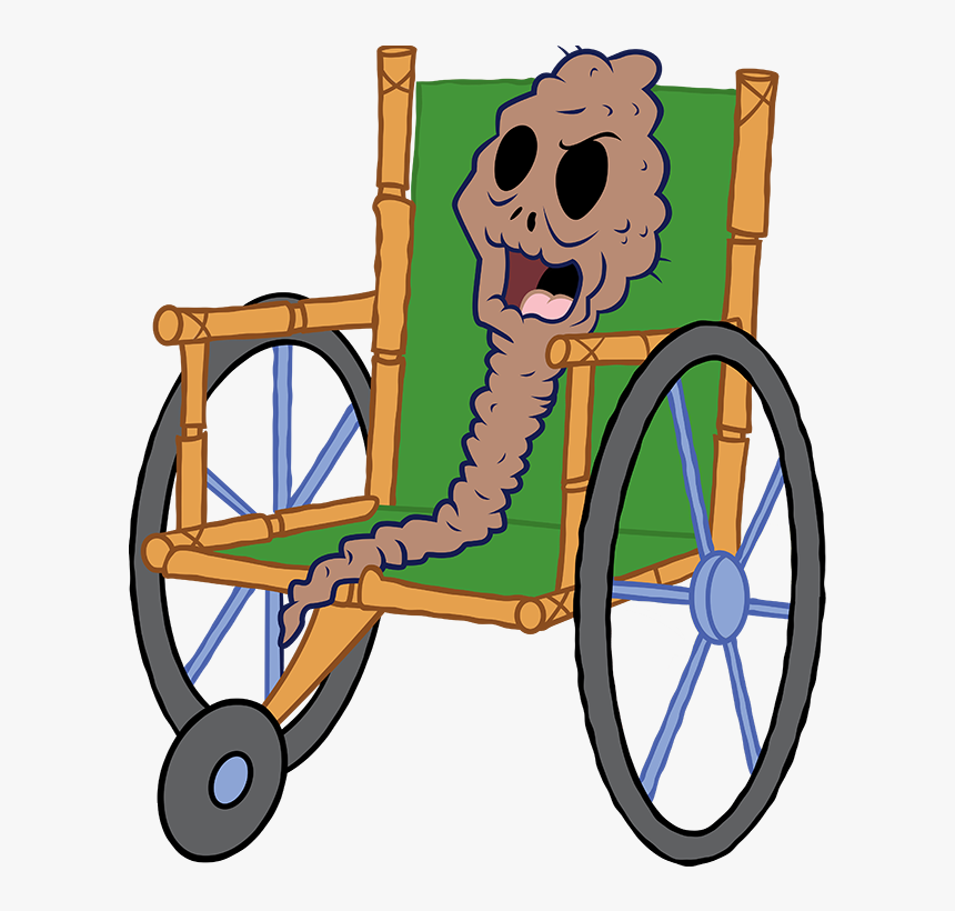 Transparent Old Woman Clipart - Old Guy In Wheelchair Spongebob, HD Png Dow...