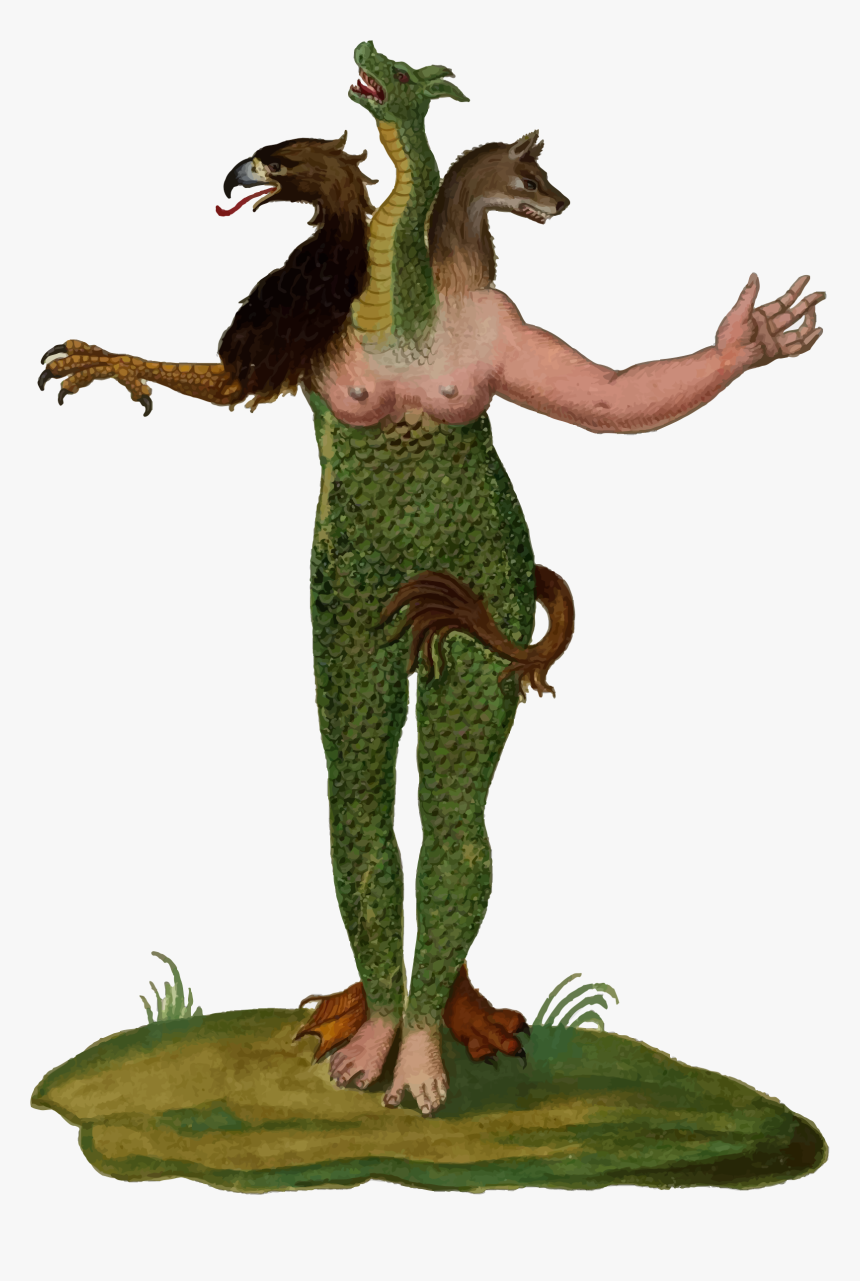 Vintage Mythical Monster Illustration 3 Clip Arts - Ulisse Aldrovandi Monstrorum Historia, HD Png Download, Free Download