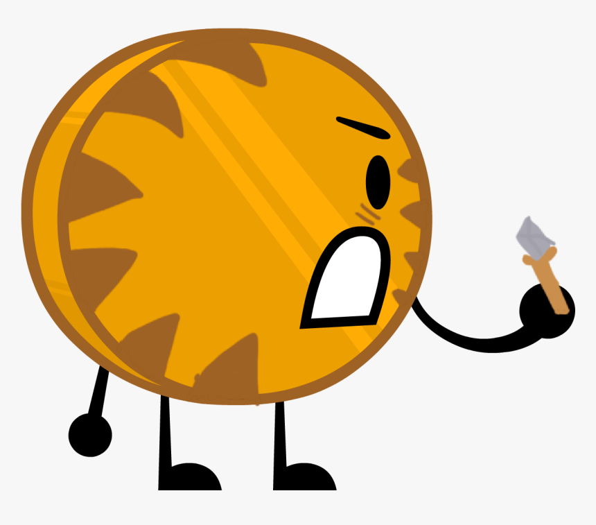 Battle For Dream Island Coiny , Png Download - Bfdi Coiny Idfb, Transparent Png, Free Download