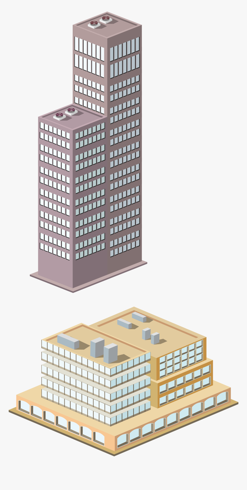 Graphic Freeuse Library Building Drawing Biurowiec - Drawing Office Building, HD Png Download, Free Download