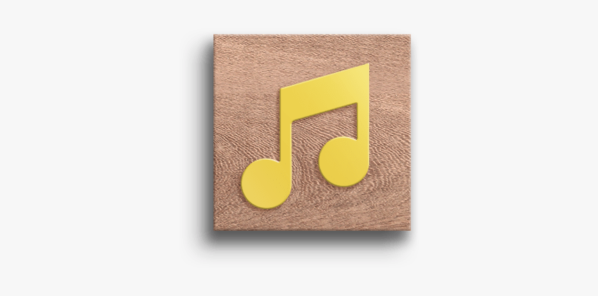 Nota Musical Na Internet - Nota Musical Amarela Png, Transparent Png, Free Download