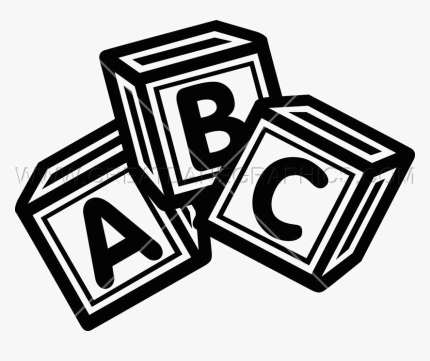 blank abc blocks