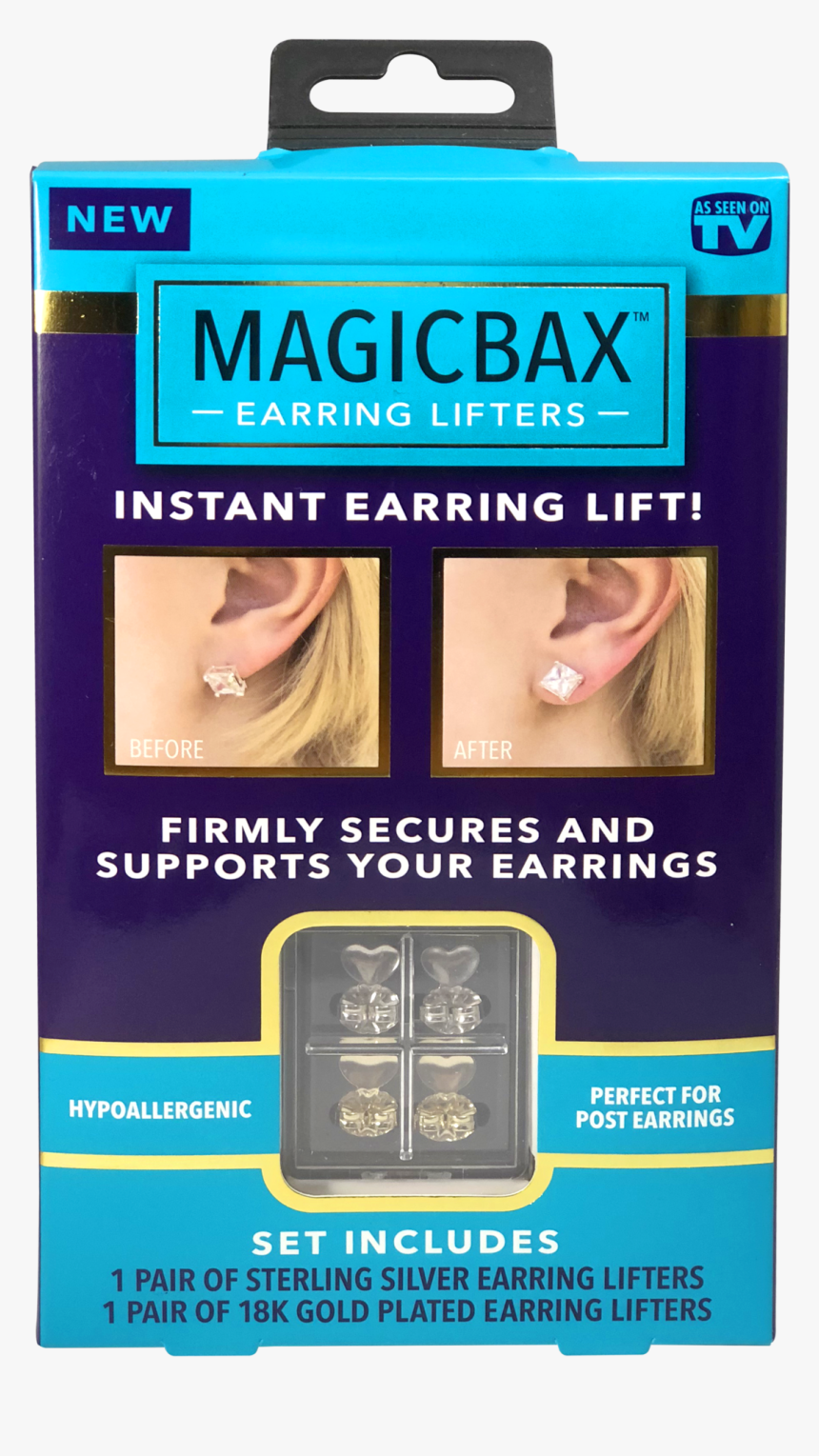 Magic Bax Earring Lifters, HD Png Download, Free Download