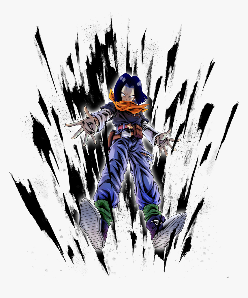 Transparent Android 17 Png - Android 17 Db Legends, Png Download, Free Download