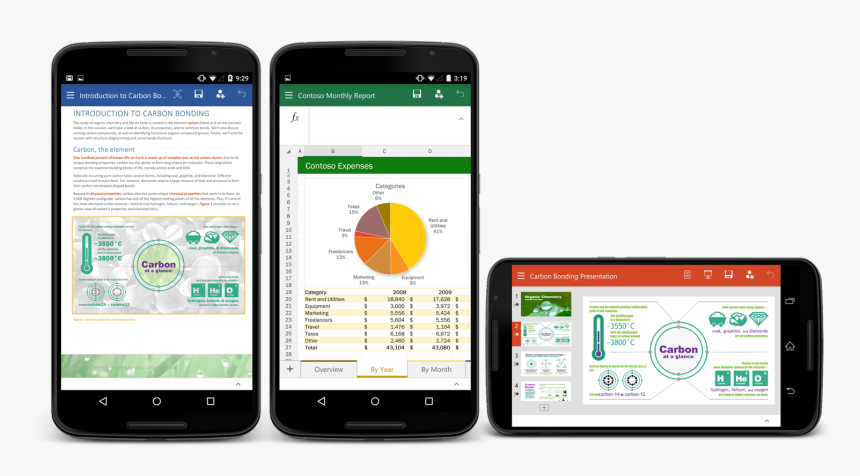 Office For Android Phone Preview Now Available - Power Point On Phone, HD Png Download, Free Download