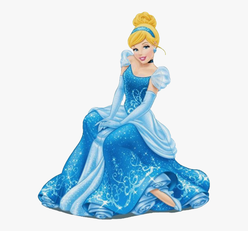 #sticker #disney #disneyprincess #cinderella #cinderelladress - Princesas Disney Sentadas, HD Png Download, Free Download