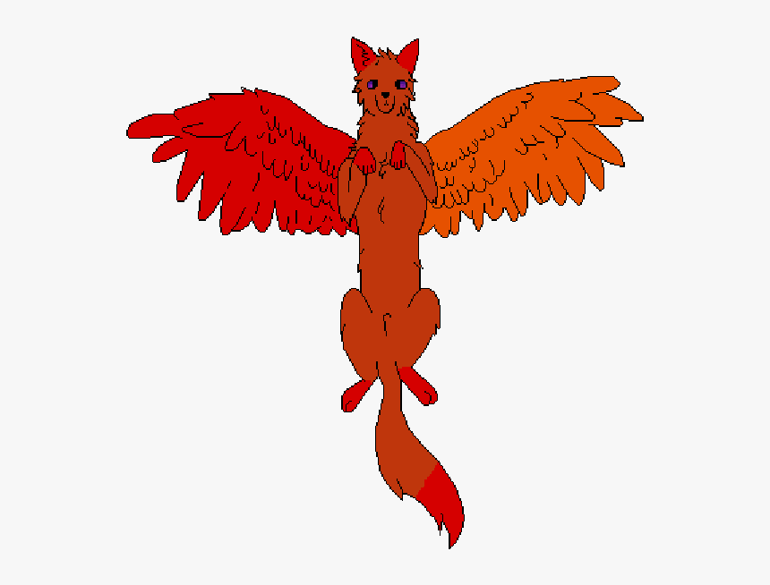 Wolf With Wings Flying, HD Png Download, Free Download