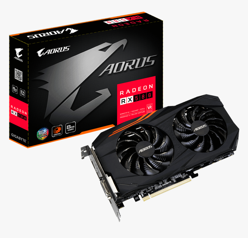 Rx 580 Aorus 8gb - Aorus Rx 570, HD Png Download, Free Download