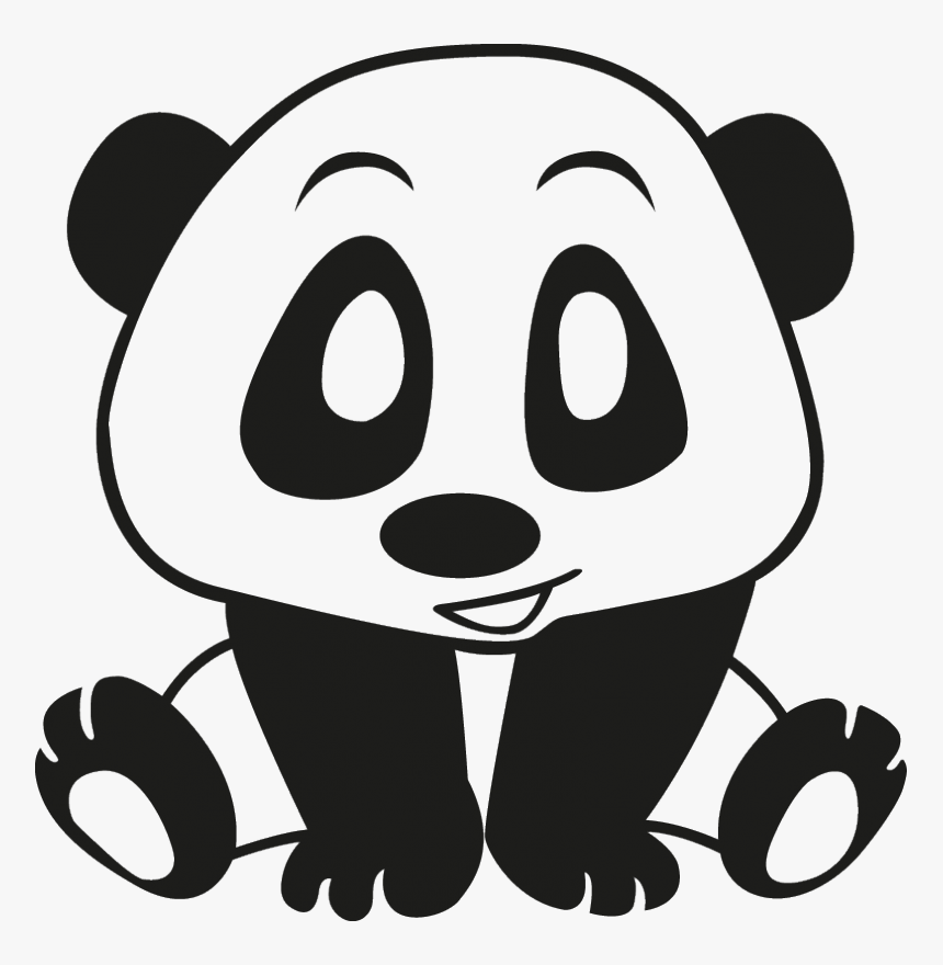 Download Panda Stikers Clipart Giant Panda Sticker - Panda Sticker, HD Png Download, Free Download