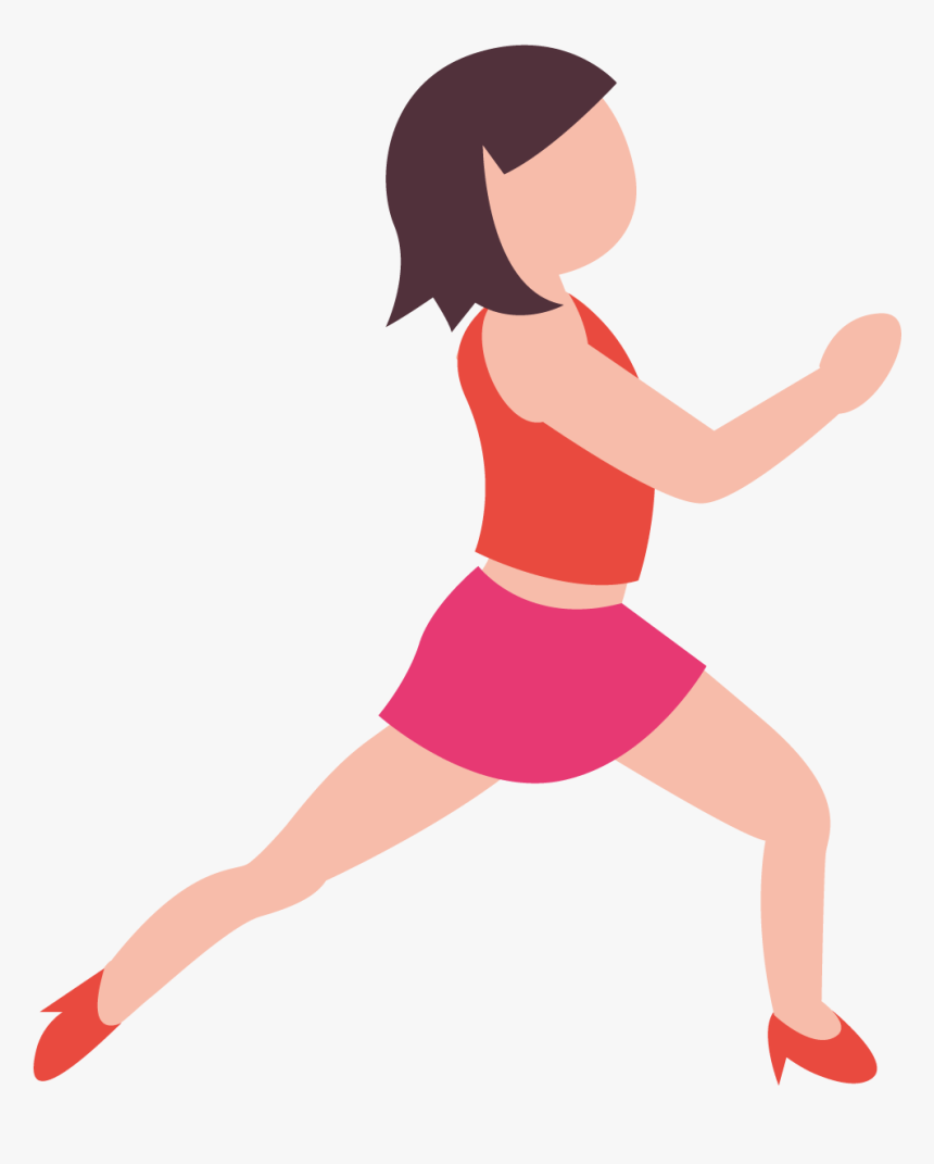 Girl Cartoon Arms And Legs Png - Women Sport Cartoon Png, Transparent Png, Free Download