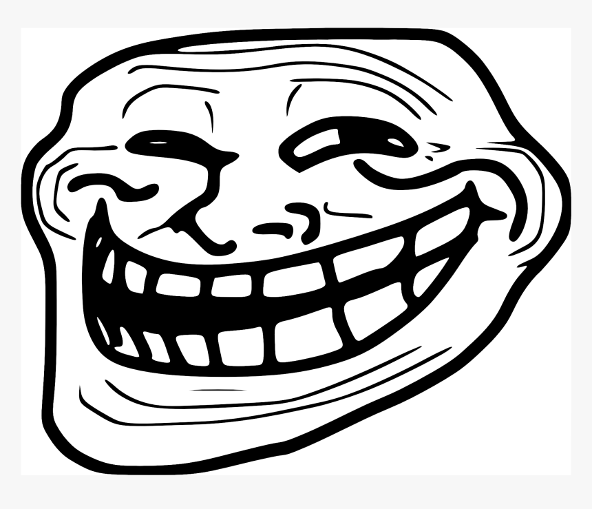 Lightbulb Clipart Drawing Conclusion - Troll Face Meme Transparent, HD Png Download, Free Download