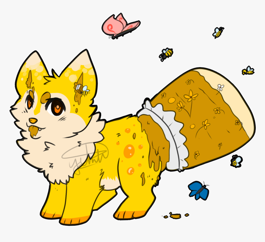 Honey Jar Dog Ota - Cartoon, HD Png Download, Free Download