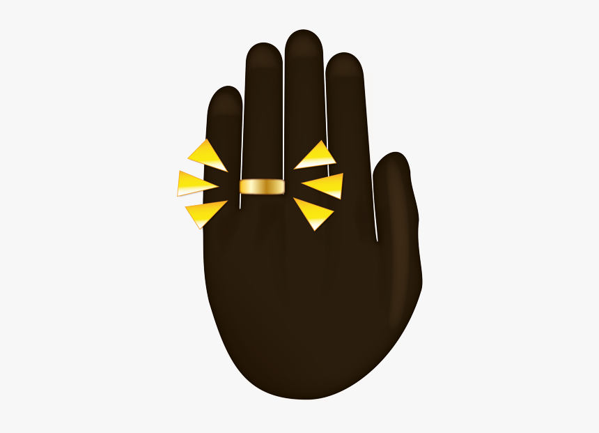 Hand With Ring Emoji, HD Png Download, Free Download