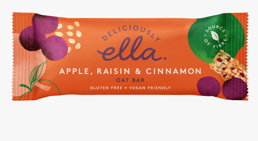 Deliciously Ella Apple, Raisin & Cinnamon Oat Bar - Deliciously Ella Apple Raisin And Cinnamon Oat Bar, HD Png Download, Free Download