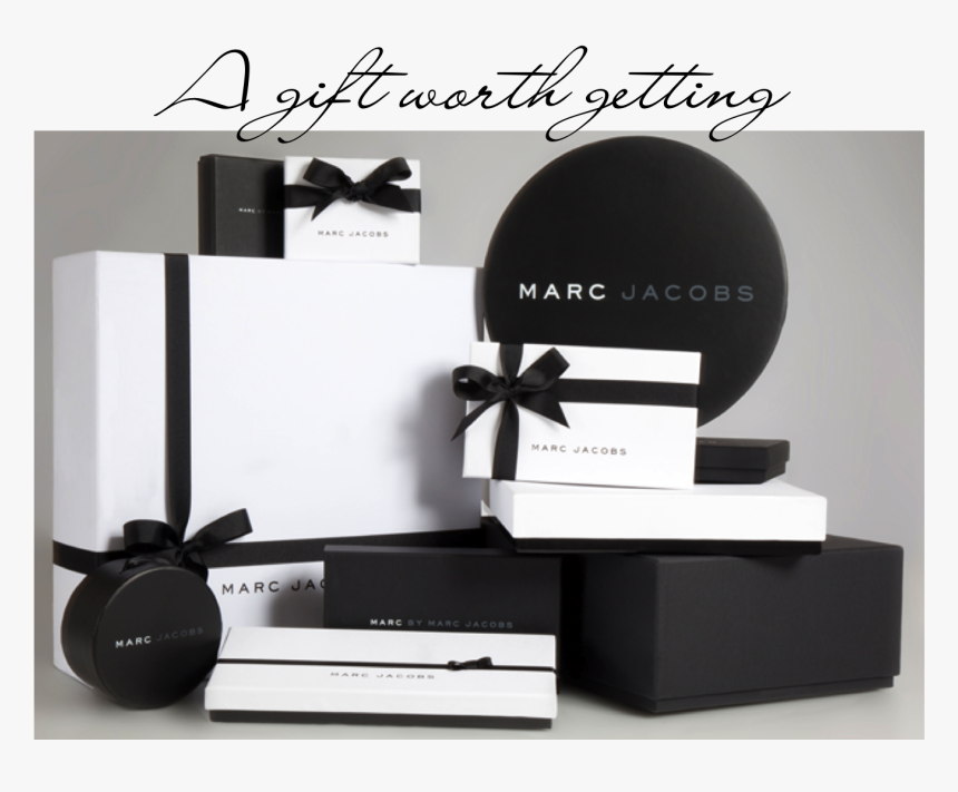 Marc Jacobs Gift Box , Png Download - Empaque Marc Jacobs, Transparent Png, Free Download