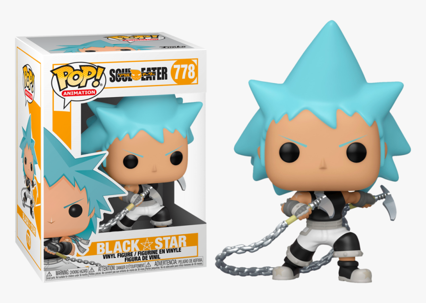 Black Star Pop Vinyl - Soul Eater Funko Pop, HD Png Download, Free Download