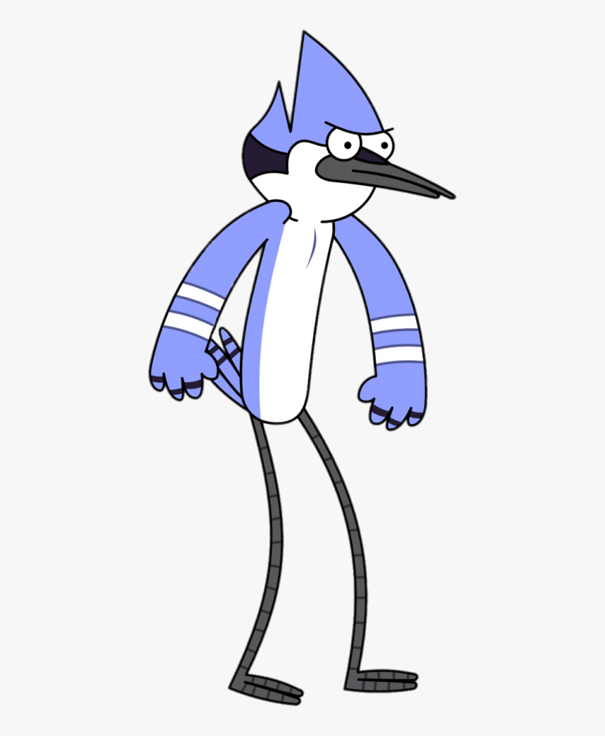 Regular Show Angry Mordecai - Mordecai Png, Transparent Png, Free Download