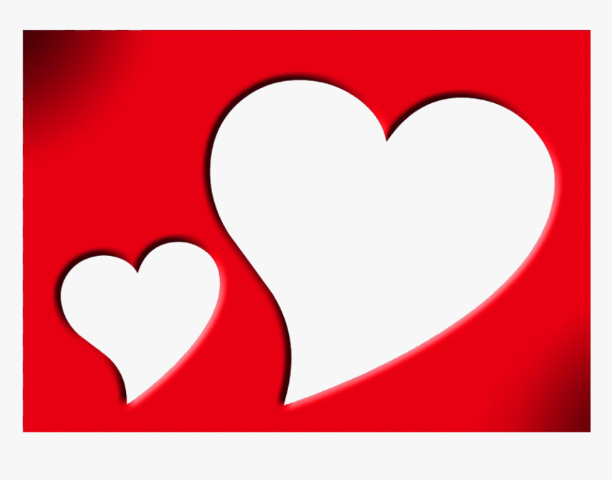 Heart Valentine Frame Png Free Download - Valentines Day Frames Png, Transparent Png, Free Download