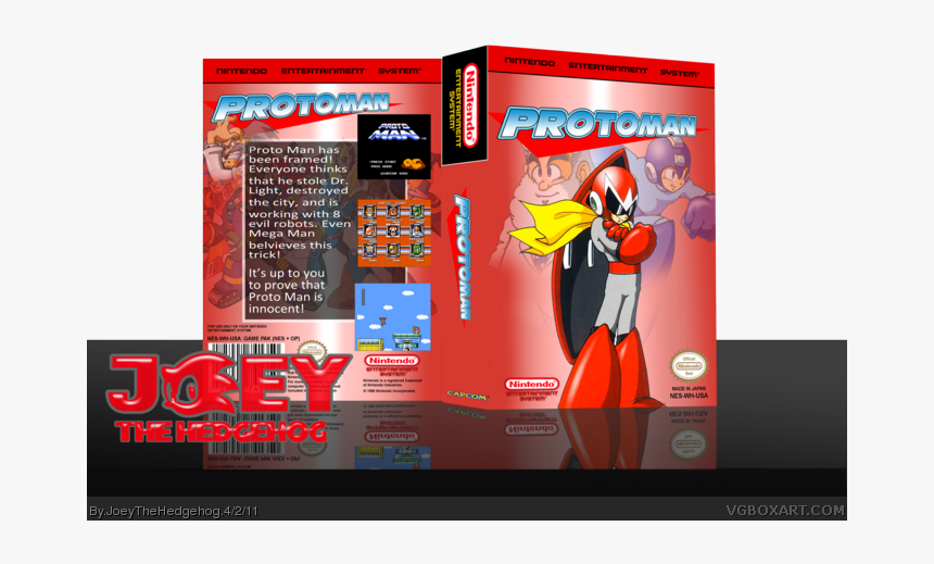 Proto Man Box Art Cover - Proto Man Box Art, HD Png Download, Free Download