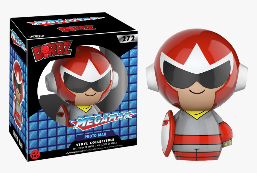 Protoman Dorbz Vinyl Figure - Dorbz Mega Man, HD Png Download, Free Download