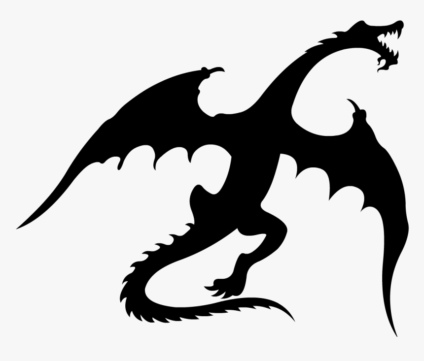 Flying Dragon Game Of Thrones Vector Clipart , Png - Flying Dragon Silhouette, Transparent Png, Free Download