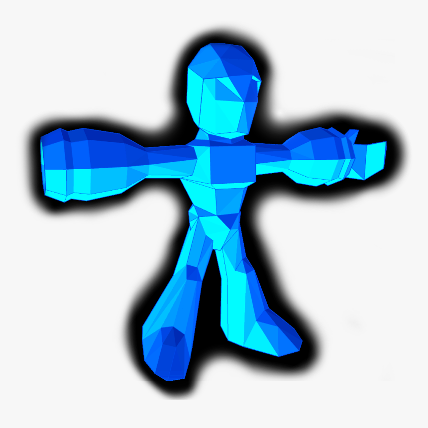 So, In Other News I Made A Super Fighting Polygon Mega - Cross, HD Png Download, Free Download