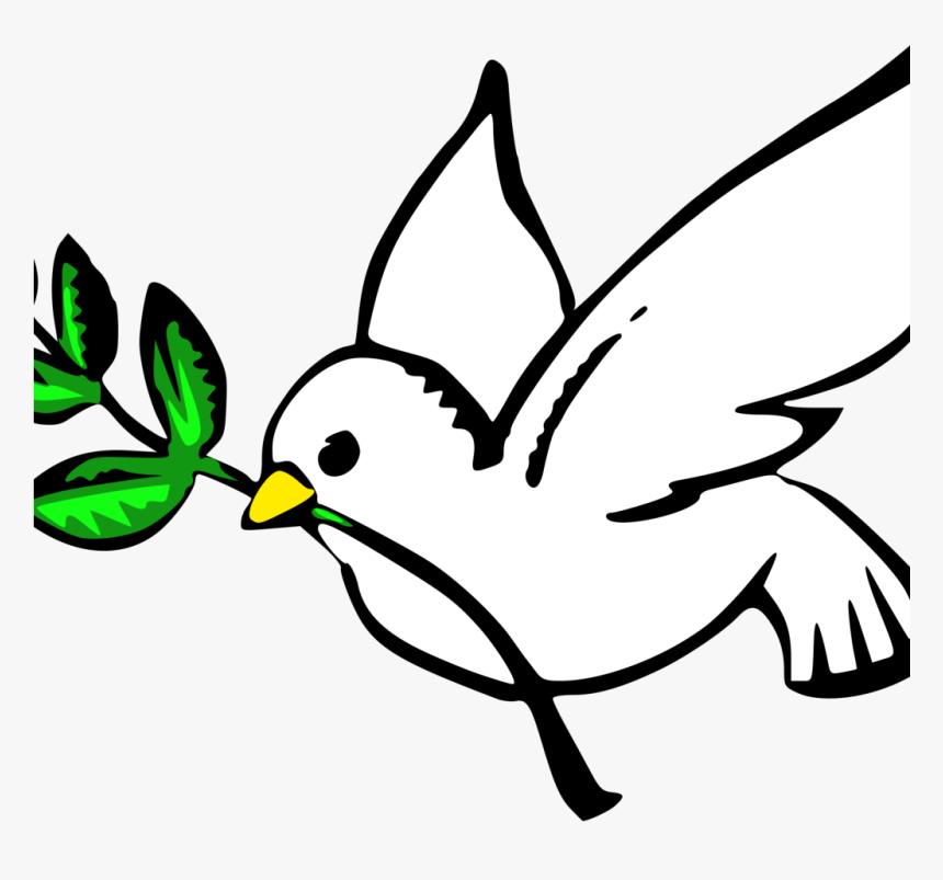 Peace Dove Clipart Vigil - Dove Olive Branch Png, Transparent Png, Free Download
