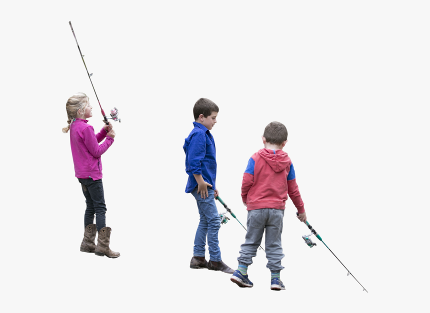 Cast A Fishing Line, Transparent Png - Kids Fishing Png, Png Download, Free Download